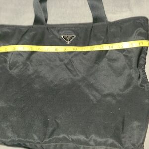 Prada Black Women's Shopping Tote Bag Large, Great For Travel